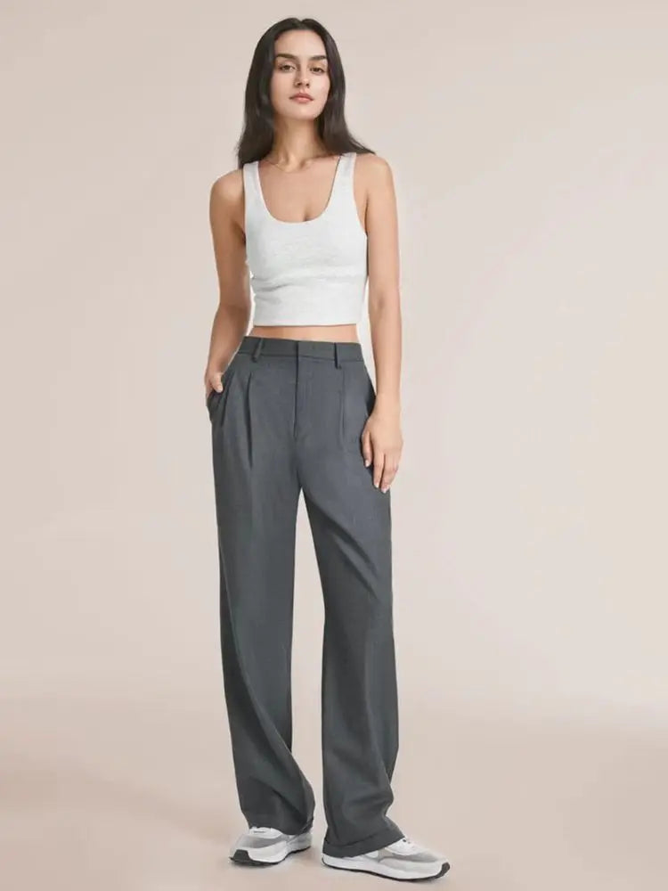 Wide Leg Tailored Pants